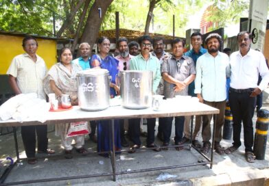 அடிக்கும் வெயிலுக்கு  அமுதமாய் நீர் மோர் : 1000 பேருக்கு வழங்கிய TMJA – சேரன், அதுல்யாரவி பங்கேற்பு!